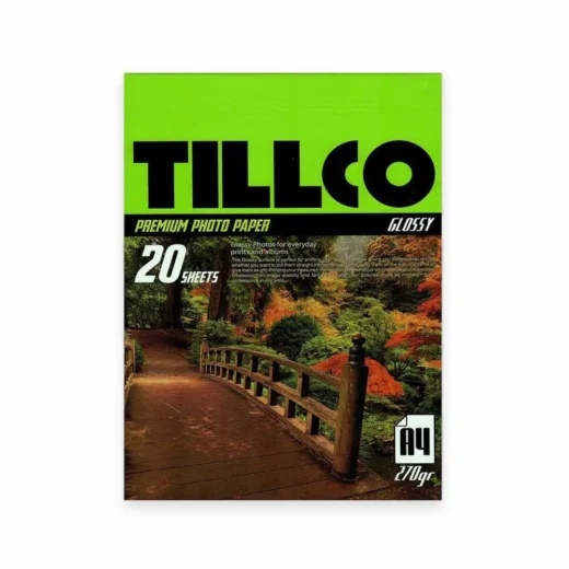 کاغذ عکس A4 تیلکو Glossy Premium ۲۷۵ گرم ۲۰ برگی