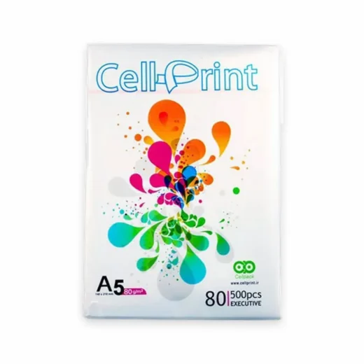 کاغذ A5 سل پرینت ۸۰ گرم ۵۰۰ برگی